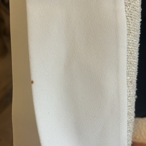 Alice and Olivia Sharla Top with Tie Waist in Off White Size M - Picture 5 of 5